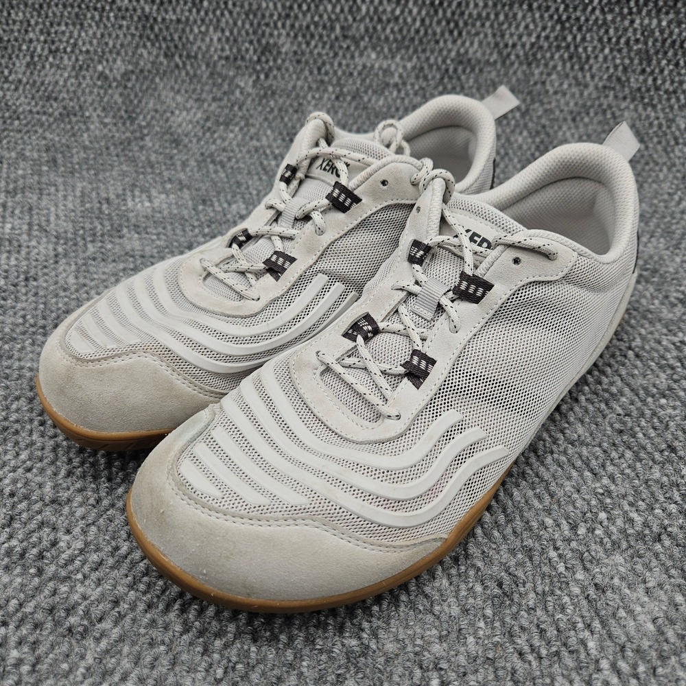 Xero Shoes (Men's 11) Grey 360 Training Barefoot Minimalist Gym Sneaker Gum Sole